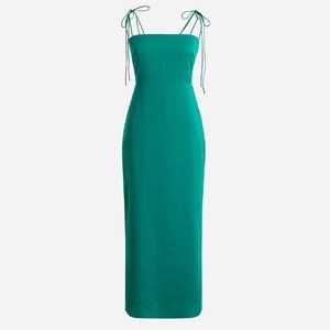 J.Crew Collection Tie-Strap Midi Dress